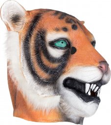  Korbi Profesjonalna lateksowa maska TYGRYS głowa tygrysa