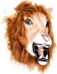  Korbi Profesjonalna lateksowa maska LEW głowa lwa