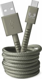 Kabel USB Fresh n Rebel USB-A - USB-C 2 m Zielony (002150000000)