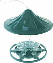 Greenmill KARMNIK Z DASZKIEM PLASTIKOWY ZIELONY SZEROKOŚĆ 18,8cm WYSOKOŚĆ 23,5cm