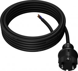 AWTools AWTOOLS PRZEWÓD Z WTYCZKĄ 1,5m 3x1,0 CZARNY H05VV-F