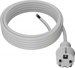 AWTools AWTOOLS PRZEWÓD Z WTYCZKĄ 3m 2x1,5 BIAŁY H05VV-F