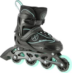 Rolki Nils Extreme NA11008 rekreacyjne regulowane czarne r. 35-38