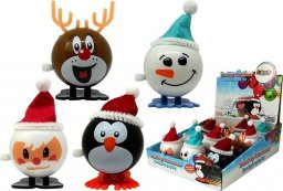 Figurka Lean Sport Zestaw Nakręcanych Zabawek Świątecznych 12 sztuk Pingwin Renifer Bałwan Mikołaj