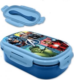 Stor Pudełko na Jedzenie + SZTUĆCE AVENGERS Lunchbox