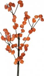  Eurofirany Sztuczny kwiat dekoracyjny FLORE pomarańczowy x6