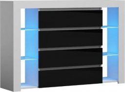 artmeble24 KOMODA 4 SZUFLADY POŁYSK!