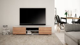 artmeble24 STOJĄCA SZAFKA RTV 160 DĄB HALIFAX NOWOŚĆ