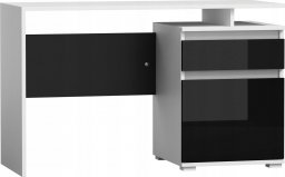 Biurko artmeble24 Samani Szaro-Czarne 105 cm x 50 cm