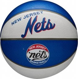  Wilson Wilson NBA Team Retro Brooklyn Nets Mini Ball WTB3200XBBRO Niebieskie 3