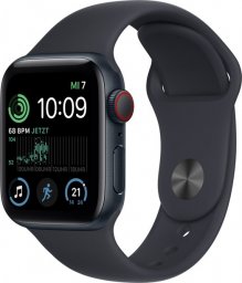 Smartwatch Apple Watch SE 2022 GPS + Cellular 40mm Midnight Alu Sport Czarny  (MNPL3WB/A)
