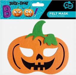 GoDan Maska filcowa straszna dynia 18x17cm