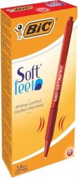  Bic Długopis Soft Feel czerwony (12szt) BIC