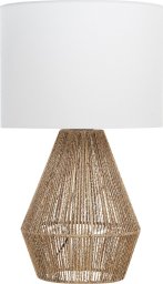 Lampa stołowa Beliani Lampa stołowa pleciona naturalna MALEWA!