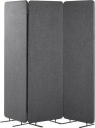  Beliani Lumarko 3-panelowa akustyczna ścianka działowa 184 x 184 cm szara STANDI!