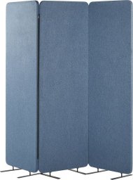  Beliani Lumarko 3-panelowa akustyczna ścianka działowa 184 x 184 cm niebieska STANDI!