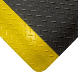Coba Antyzmęczeniowa mata stanowiskowa Deckplate. Wym. 90x1830cm (Kolor: czarno-żółty)