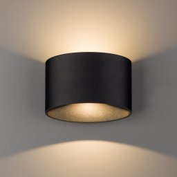Kinkiet Nowodvorski Lampa ścienna kinkiet LED Nowodvorski ELLIPSES 8182 aluminium, czarny