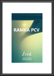 Ramka FPU APRIL Ramka 15x21 (A5) PCV czarna, matowa (RA19)