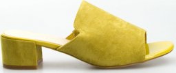  Sergio Leone Klapki zamszowe żółte Sergio Leone-36