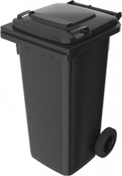  ARS Pojemnik do segregacji odpadów na kółkach pojemność 120 l (kolor antracyt)