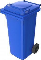  ARS Pojemnik do segregacji odpadów na kółkach pojemność 120 l (kolor niebieski)