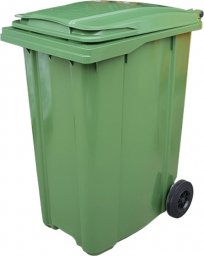  ARS Pojemnik do segregacji odpadów na kółkach pojemność 360 l (kolor zielony)