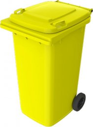  ARS Pojemnik do segregacji odpadów na kółkach pojemność 240 l (kolor żółty)