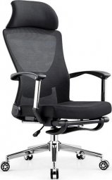 Krzesło biurowe DM Ergonomiczne krzesło obrotowe do biura (z podnóżkiem)