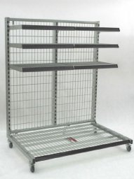 Damnix Regał mobilny z sześcioma półkami (wym. 1310x900x1600 mm)