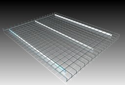 Dru-Max Mocna półka siatkowa. Ładowność: 1000kg, Wym: 1100x880mm (DM-P1000)