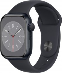 Smartwatch Apple Watch 8 GPS 41mm Midnight Alu Sport Granatowy  (MNP53WB/A)