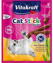  Vitakraft CAT STICK MINI KURCZAK+TRAWA