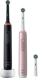 Szczoteczka Oral-B Pro 3 3900 Duo Gift Edition 2 szt. Pink/Black