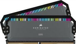 Pamięć Corsair Dominator Platinum RGB, DDR5, 32 GB, 5200MHz, CL40 (CMT32GX5M2B5200Z40)