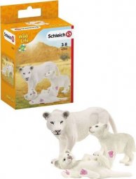 Figurka Schleich Schleich Wild Life mother lion with babies, toy figure