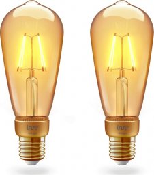  INNR Lighting Innr Smart Filament Bulb E27 Vintage Edison, LED Lamp (2-Pack, Replaces 30 Watt)