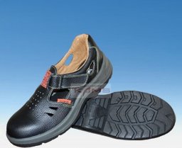  Consorte OHIO-S1 - skórzane sandały ochronne zapinane na klamrę z metalowym podnoskiem 41
