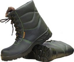  Consorte GREENLAND S1 BOA - ocieplane skórzane buty robocze typu trzewik z metalowym podnosekiem 43
