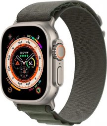 Smartwatch Apple Watch Ultra GPS + Cellular 49mm Titanium Case Alpine Loop Small Zielony  (MNHJ3FD/A)