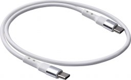 Kabel USB Akyga USB-C - USB-C 0.5 m Biały (AK-USB-39)
