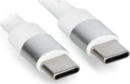 Kabel USB Akyga USB-C - USB-C 1.8 m Biały (AK-USB-41)