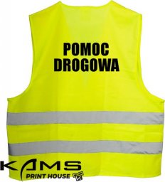  R.E.I.S. Kamizelka POMOC DROGOWA - kamizelka ostrzegawcza z napisem - pomarańczowy 3XL