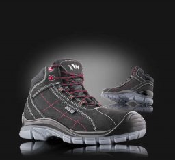  VM Footwear OXFORD S3 SRC 5130 - lekkie trzewiki, skóra hydrofobowa, podnosek kompozyt, wkładka kevlar - METAL FREE 39