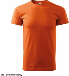  MALFINI Basic 129 - ADLER - Koszulka męska, 160 g/m - pomarańczowy 4XL