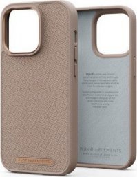 Njord by Elements Etui z tkaniny Just do iPhone 14 Pro różowy piasek