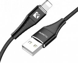 Kabel USB Floveme USB-A - Lightning 1 m Czarny