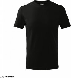  MALFINI Classic 100 - ADLER - Koszulka dziecięca, 160 g/m, 100% bawełna - czarny 158 cm/12 lat