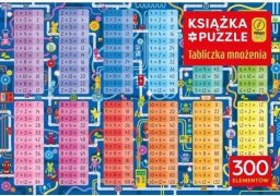 Wilga Wilga Play Puzzle 300 elementów + Książka - Tabliczka mnożenia