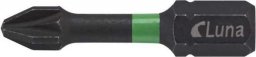 Luna Groty skrętne Torsion krzyżowe Pozidriv PZ2 IMPACT 32mm 2 szt.